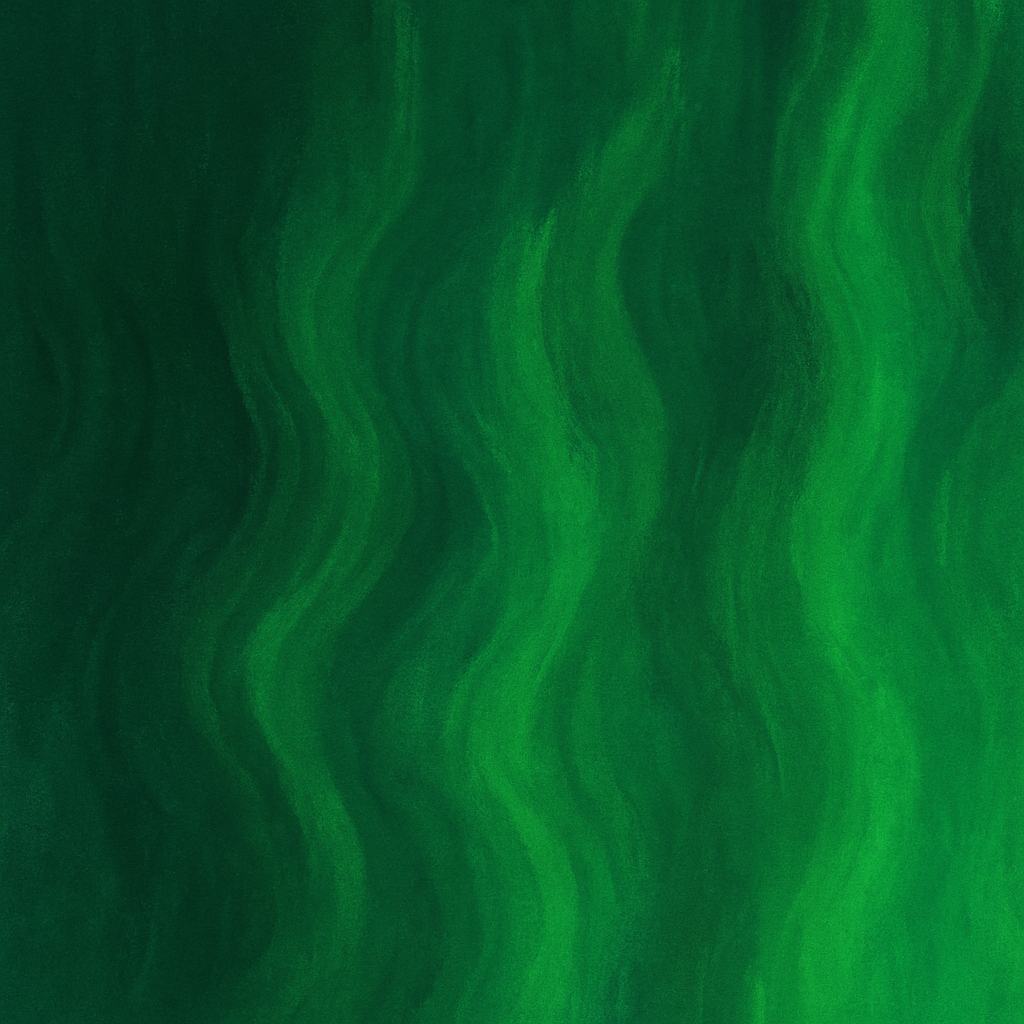 Abstract green gradient with soft vertical wave-like brush strokes, evoking a sense of motion and depth